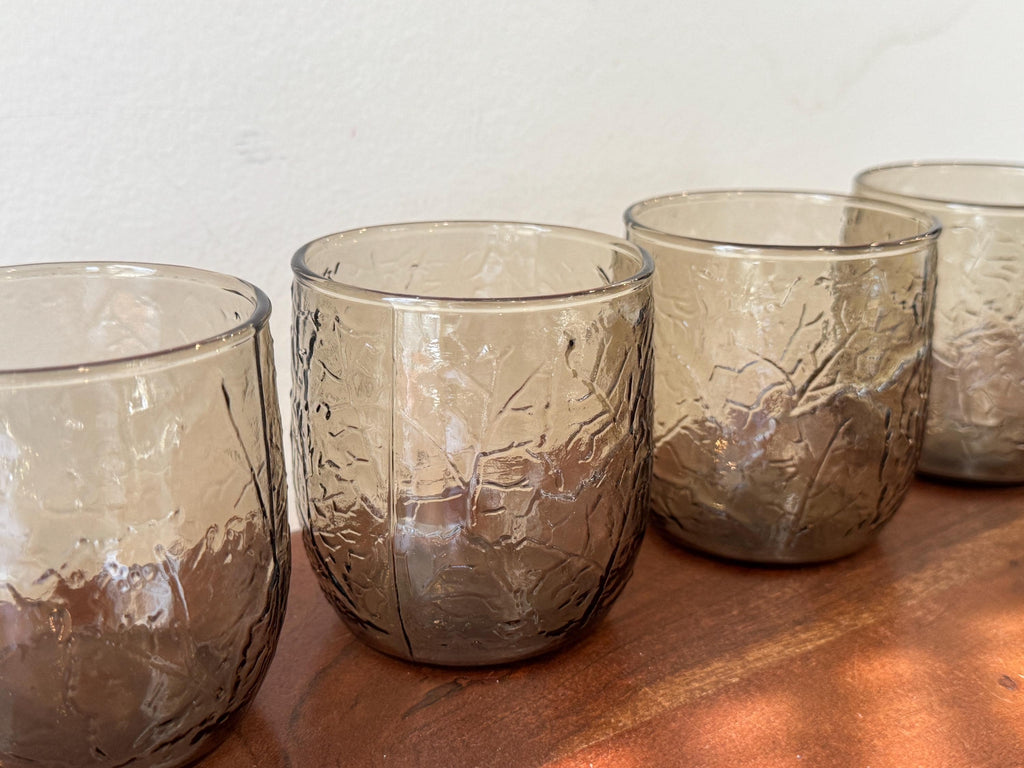 Vintage Anchor Hocking Sherwood amber tumblers - image 1