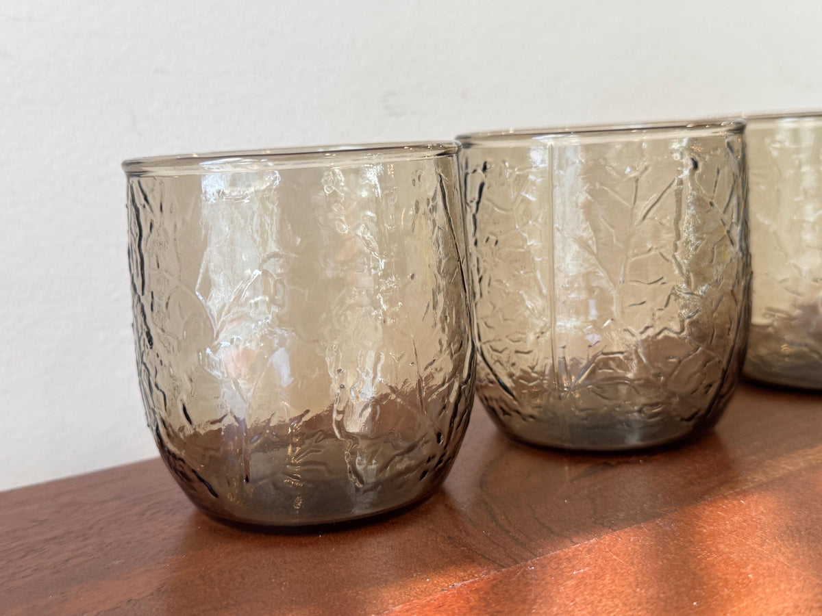 Vintage Anchor Hocking Sherwood amber tumblers - image 2