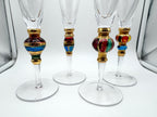 Vintage Artland Splendor jeweled champagne flutes - image 2