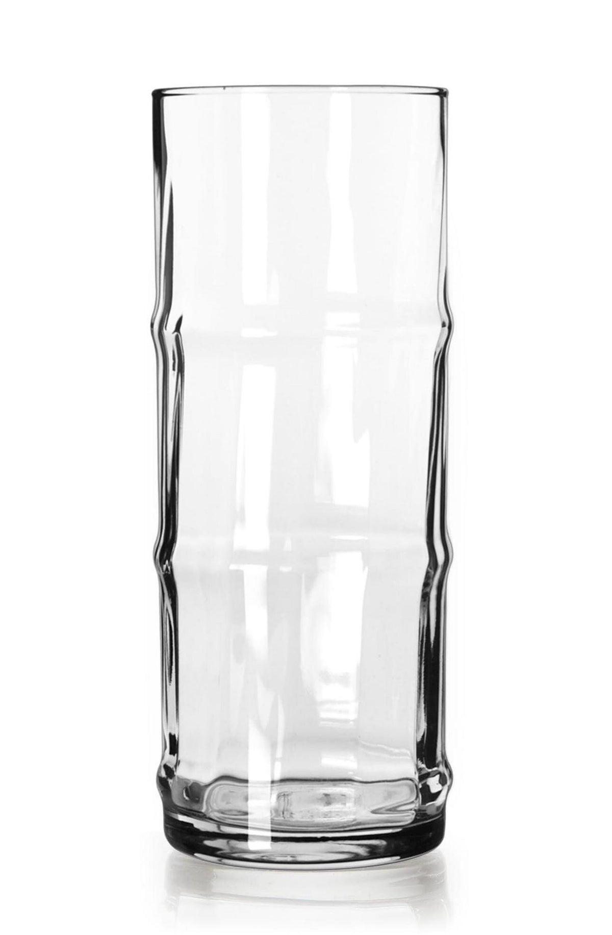Bamboo tiki highball glasses detail