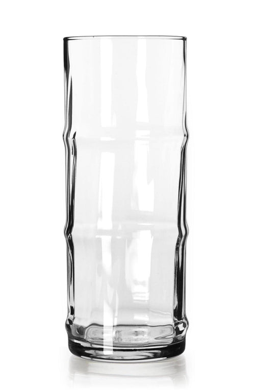 Bamboo tiki highball glasses detail