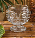 Big Kahuna clear tiki glass