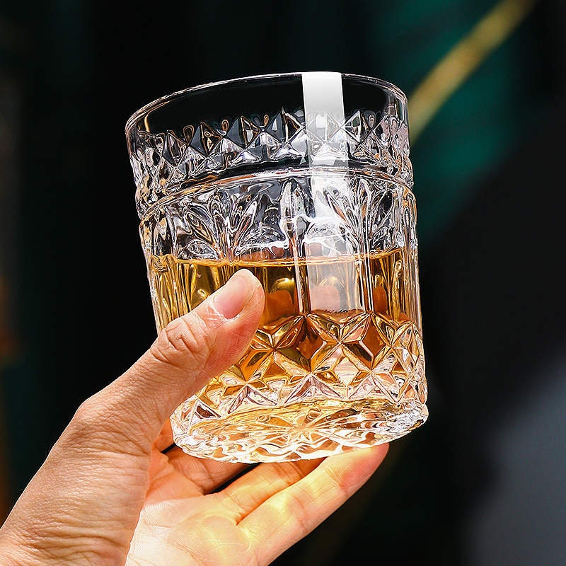 Boho studded faceted rocks glasses - image 2