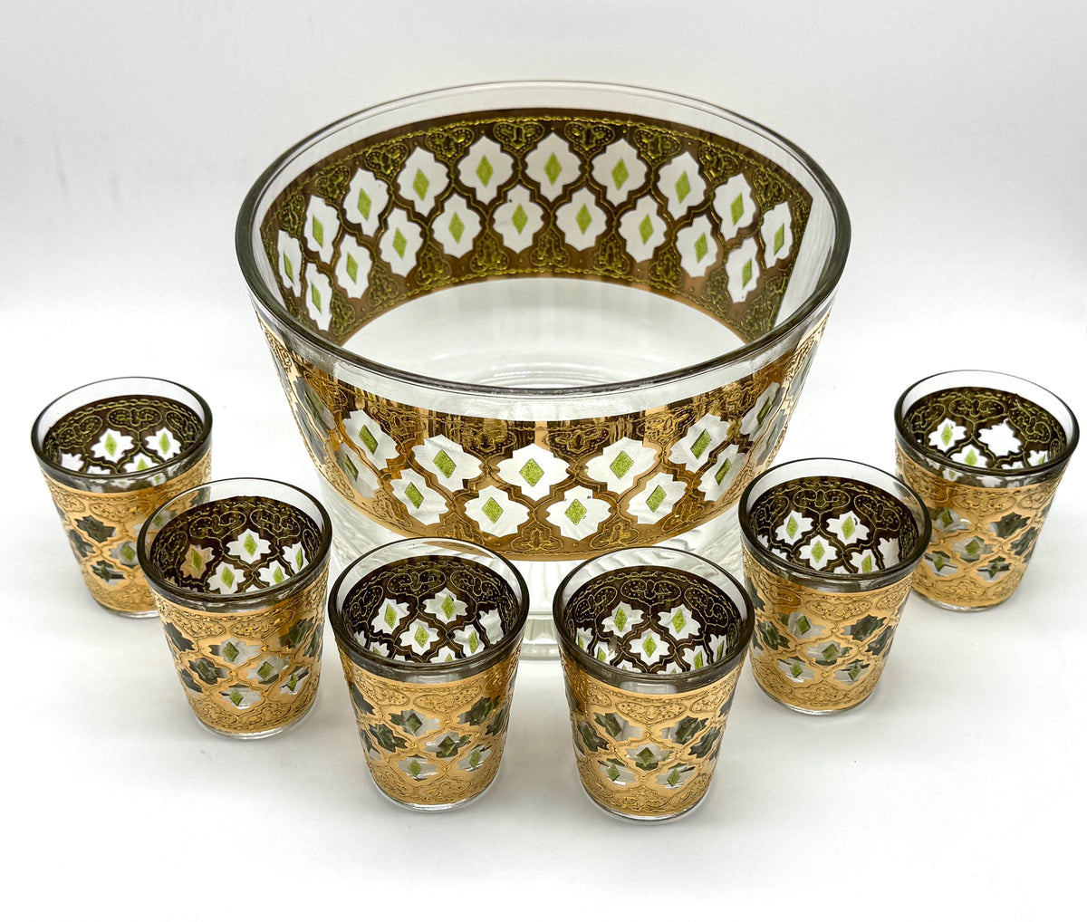 Vintage Culver Valencia ice bucket and shot glass set - image 3