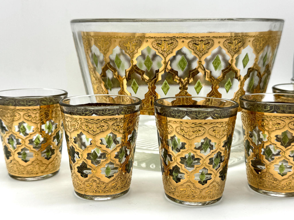 Vintage Culver Valencia ice bucket and shot glass set - image 4