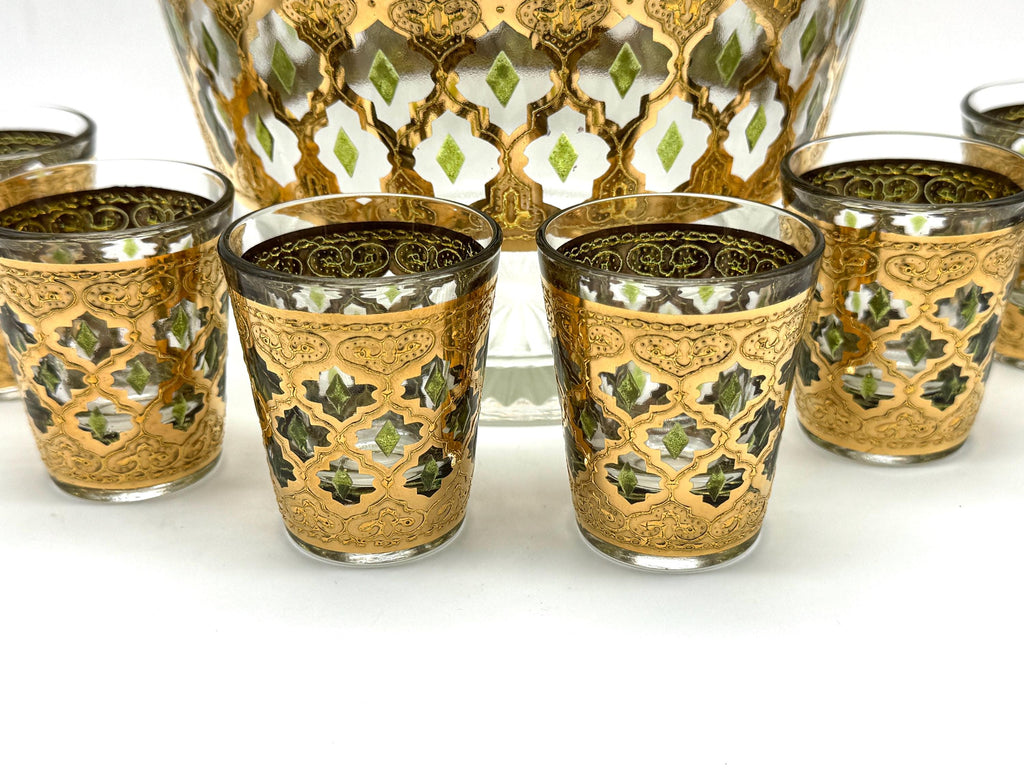 Vintage Culver Valencia ice bucket and shot glass set - image 5