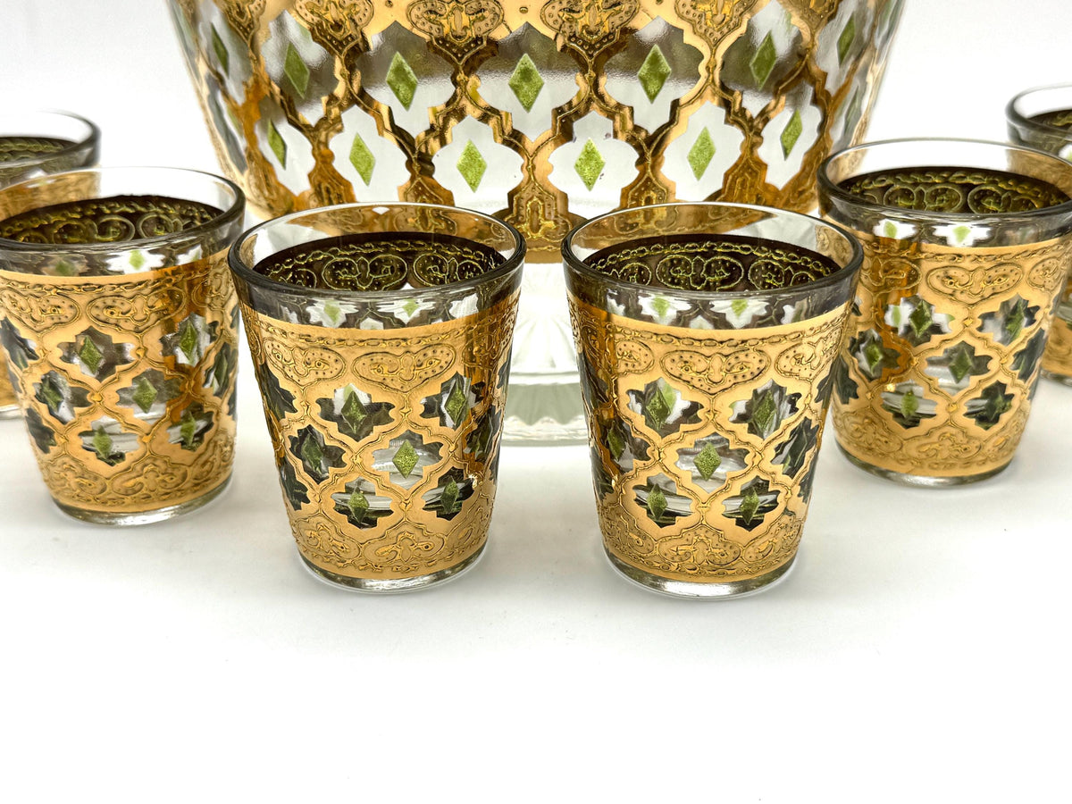 Vintage Culver Valencia ice bucket and shot glass set - image 5