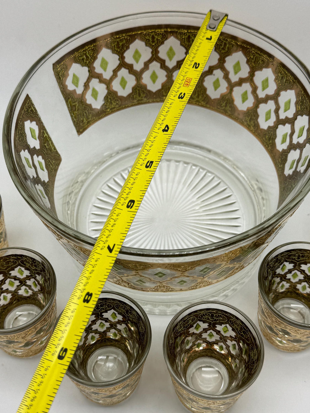 Vintage Culver Valencia ice bucket and shot glass set - image 6