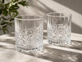 Classic Faceted Rocks Glasses, Set of 2 | 11 oz — photo 1