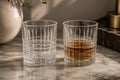 Geometric Cut-Design Rocks Glasses, Set of 2 | 11 oz — photo 1