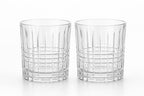 Geometric Cut-Design Rocks Glasses, Set of 2 | 11 oz — photo 2