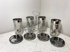 Vintage 1960s Kimiko Guardian Gladiator Barware Set, 9 Pieces — photo 5