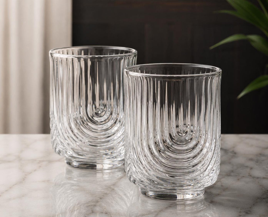 Sweeping Arch Rocks Glasses, Set of 2 | 14 oz — photo 1