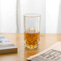 Teardrop Cut-Design Highball Glasses, Set of 2 | 12 oz — photo 1