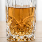 Teardrop Cut-Design Highball Glasses, Set of 2 | 12 oz — photo 4
