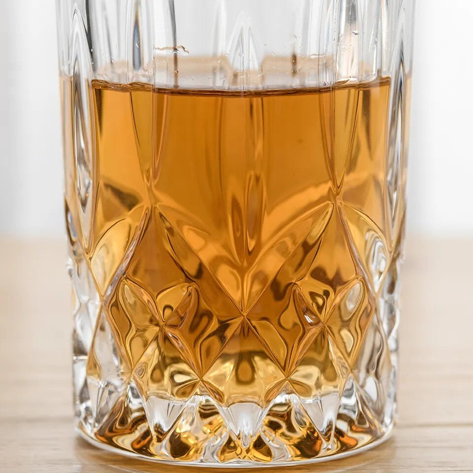 Teardrop Cut-Design Highball Glasses, Set of 2 | 12 oz — photo 4