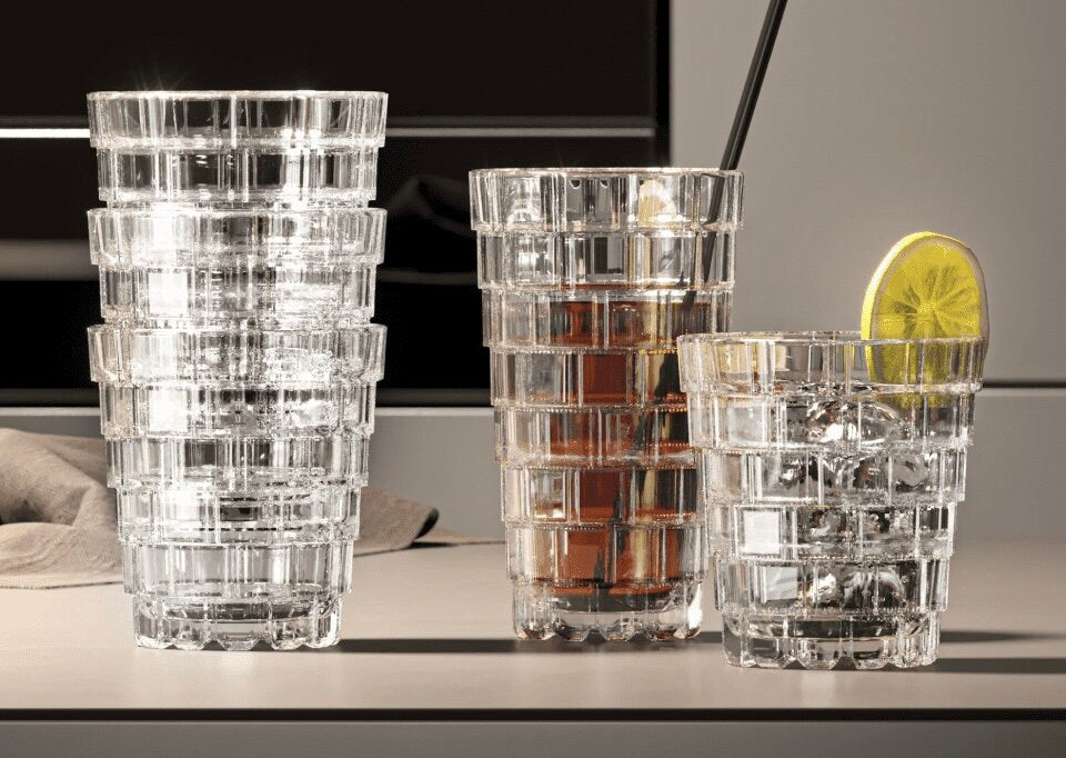 Stackable Dragon Scale Rocks Glasses, Set of 2 | 10.5 oz — photo 3