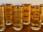 Vintage Georges Briard Gold Circle Highball Glasses, Set of 7 — photo 4