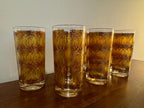 Vintage Georges Briard Gold Circle Highball Glasses, Set of 7 — photo 9