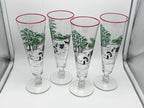 Vintage Libbey Currier & Ives “Making Hay” Pilsner Glasses, Set of 4 — photo 2