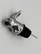 Silver Rabbit Head Liquor and Wine Bottle Pourer — photo 2