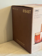 Vintage Libbey Symmetry Tawny Glassware Set, 18 Pieces | New Old Stock — photo 4