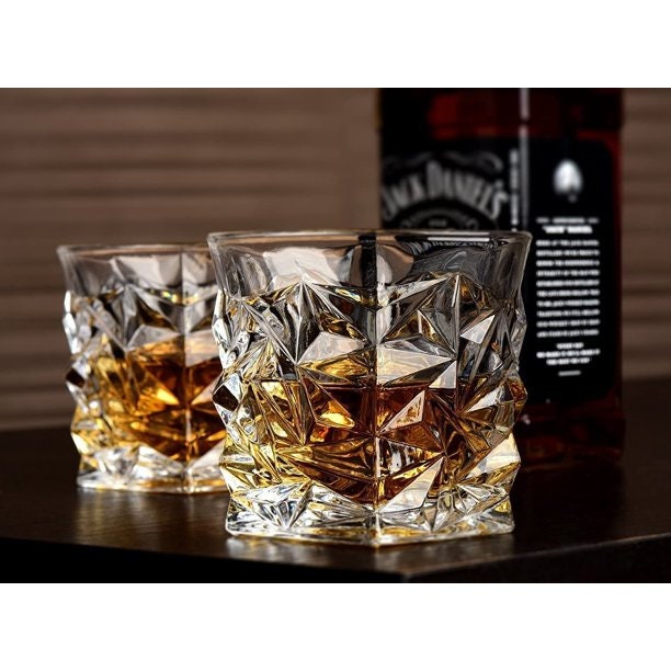 Faceted geometric whiskey glasses, photo 4