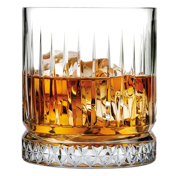 Faceted vertical-line rocks glasses, photo 2