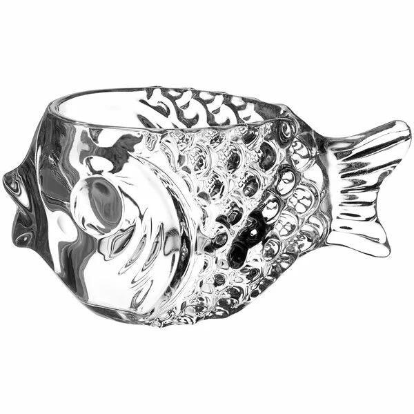 Fish tiki glass with tropical cocktail