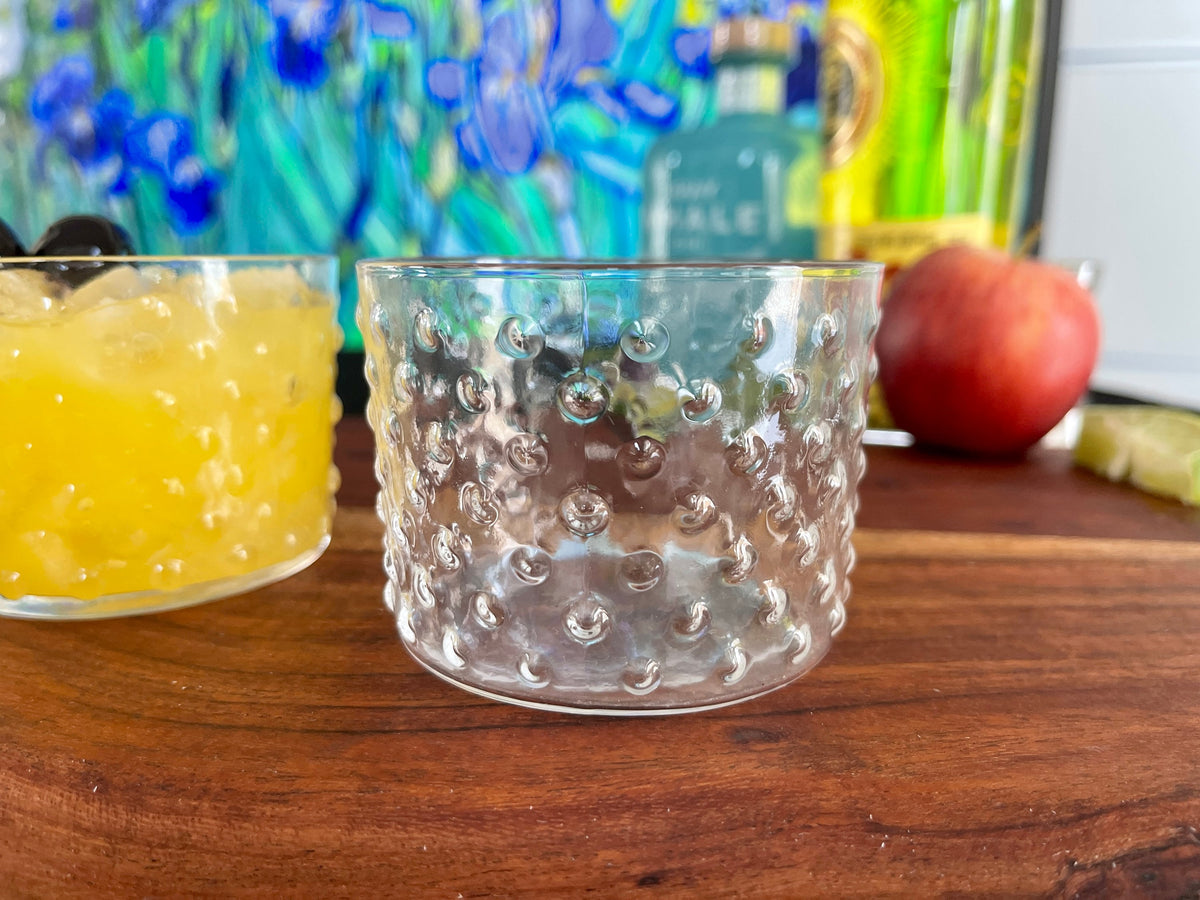 Hobnail rocks glasses