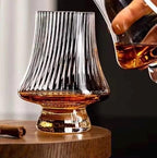 Pinstripe whiskey snifters, photo 2